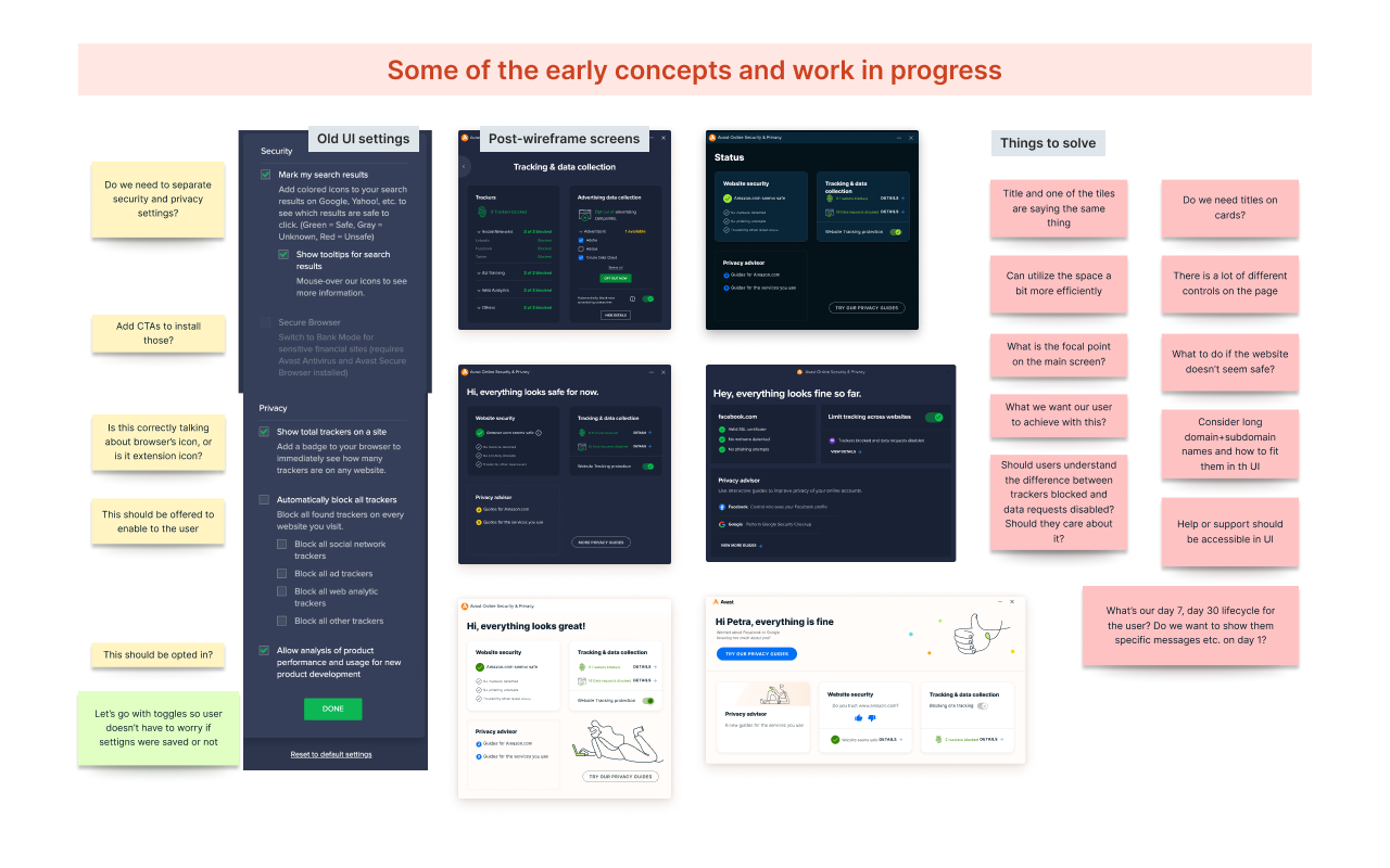 AOSP information architecture redesign